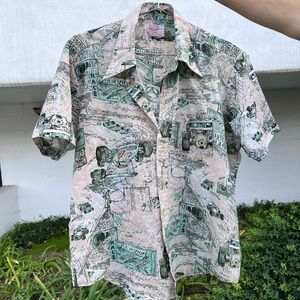 ViNTAGE MERCEDES-BENz BUTTON UP